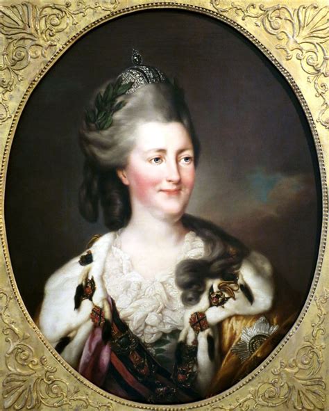 Catherine the Great engaging in a conversation with her advisors about policy changes.