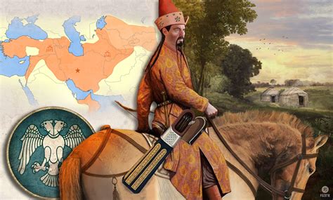 Mahmud Yalavach in a historical setting alongside Tughril Beg.