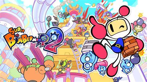 The cover art of Super Bomberman R displayed on a table.