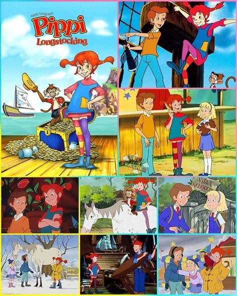 Pippi Longstocking sits with her friends Tommy and Annika discussing friendship.