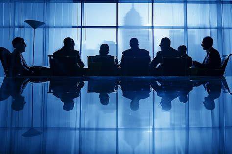 A team meeting where members discuss compliance with data protection laws.