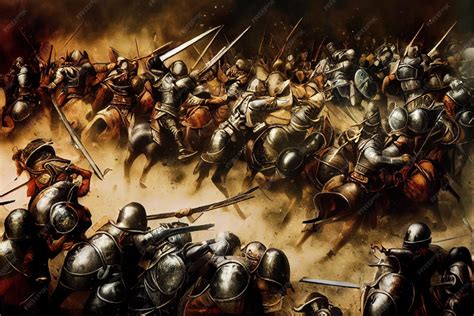 A dramatic battlefield scene depicting intense fighting during the Battle of Sanfengshan.