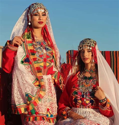 Berber dancers performing a traditional dance at a festival.