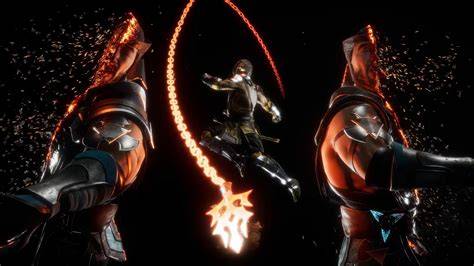 A player focused on executing a fatality in Mortal Kombat.