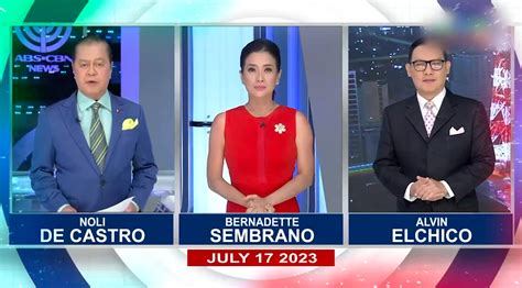 ABS-CBN television studio with hosts and audience