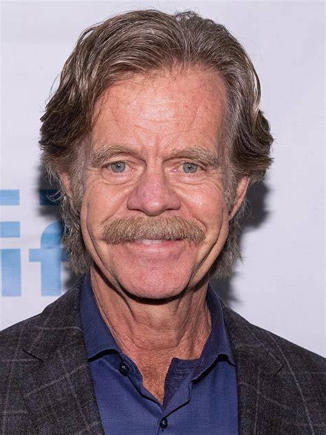 William H. Macy performing a serious scene in a film