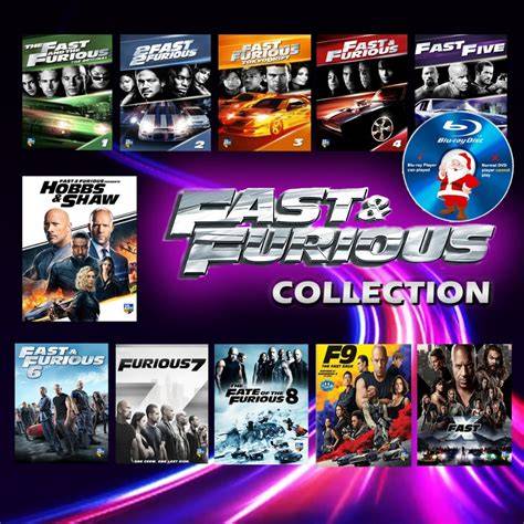 Merchandise related to the Fast and the Furious film series.